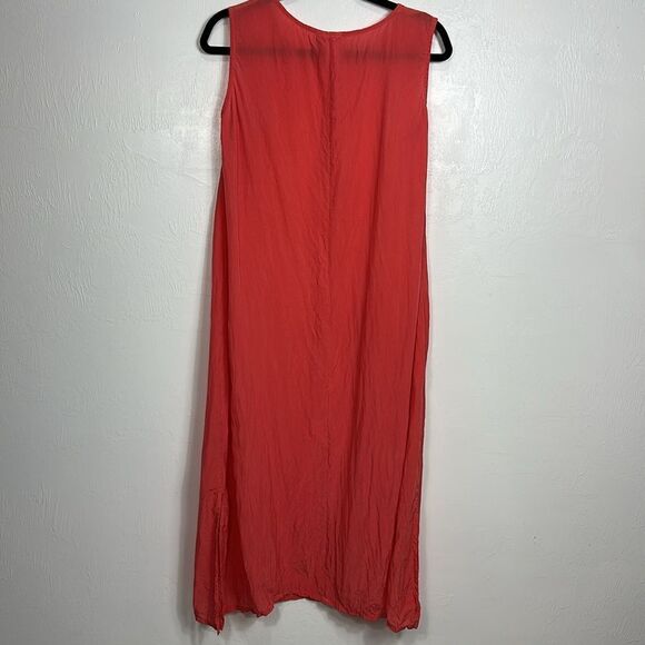 2/$25 Coldwater Creek Rayon Sleeveless A-line Maxi Dress Size M - Picture 3 of 10